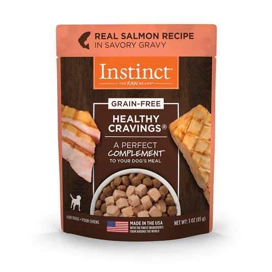 Instinct - Alimento Húmedo Healthy Cravings Instinct Para Perro, Sobre Sabor Salmón. 85 g