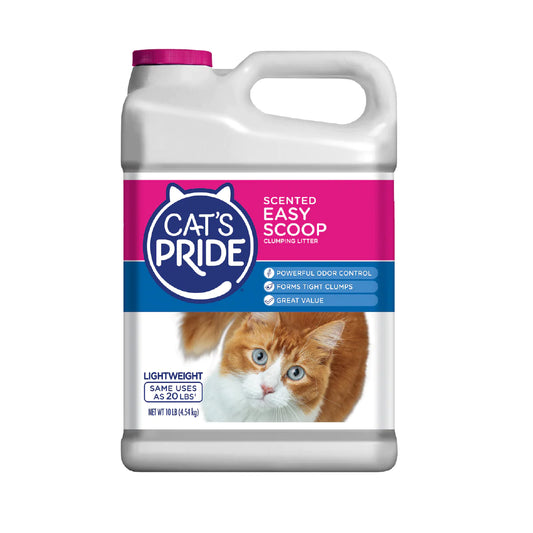 Cat's Pride Arena para gato Perfumada, Elimina olores, Libre de químicos agresivos, Fácil uso, 10lb