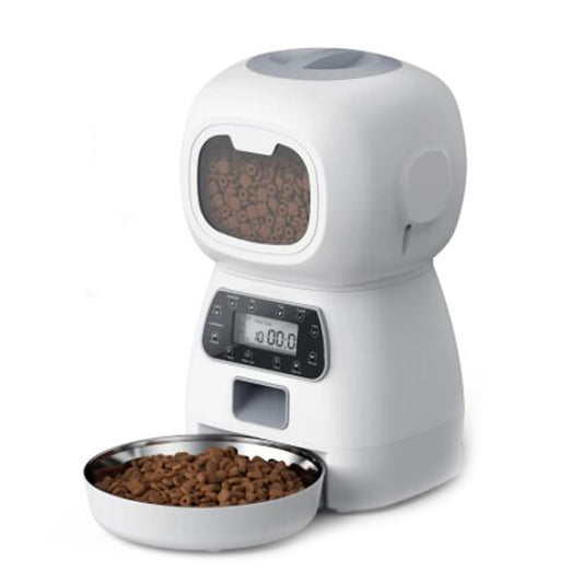 Alimentador automático inteligente para mascotas